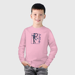 Лонгслив хлопковый детский Танец Акацуки Log Horizon, цвет: светло-розовый — фото 2