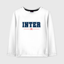 Детский лонгслив Inter FC Classic