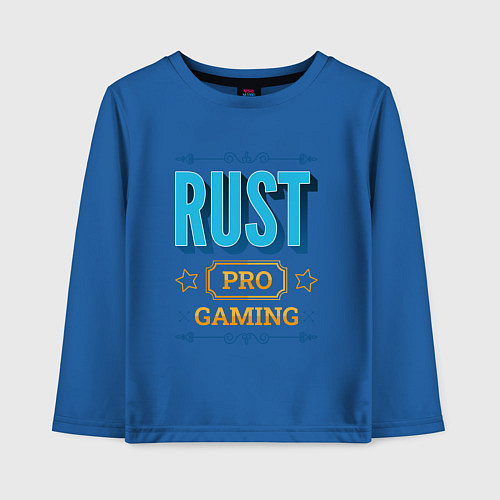 Детский лонгслив Игра Rust PRO Gaming / Синий – фото 1