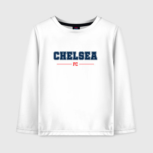 Детский лонгслив Chelsea FC Classic / Белый – фото 1