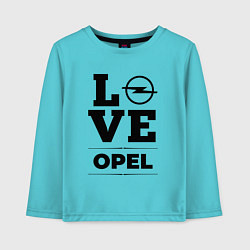 Детский лонгслив Opel Love Classic