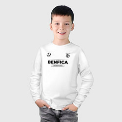 Лонгслив хлопковый детский Benfica Униформа Чемпионов, цвет: белый — фото 2