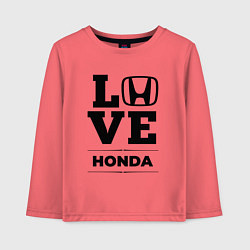 Детский лонгслив Honda Love Classic