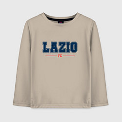 Лонгслив хлопковый детский Lazio FC Classic, цвет: миндальный