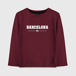 Детский лонгслив Barcelona Football Club Классика