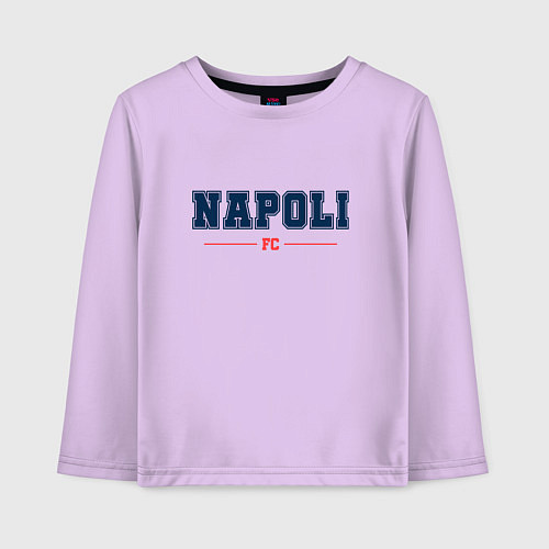 Детский лонгслив Napoli FC Classic / Лаванда – фото 1