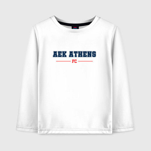 Детский лонгслив AEK Athens FC Classic / Белый – фото 1