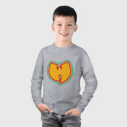 Лонгслив хлопковый детский Wu-Tang Colors, цвет: меланж — фото 2