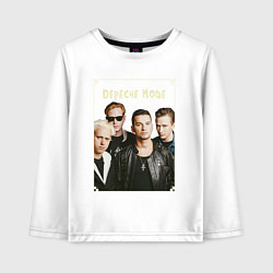 Лонгслив хлопковый детский Keep Calm and Enjoy the Silence - Depeche Mode, цвет: белый