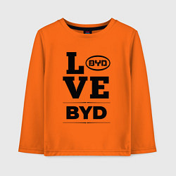 Детский лонгслив BYD Love Classic