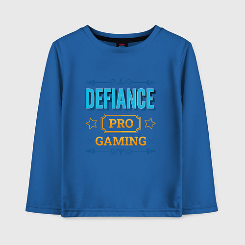 Детский лонгслив Игра Defiance PRO Gaming / Синий – фото 1