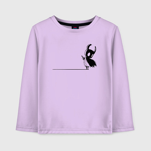 Детский лонгслив Hollow Knight на краю / Лаванда – фото 1