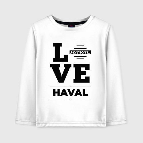 Детский лонгслив Haval Love Classic / Белый – фото 1