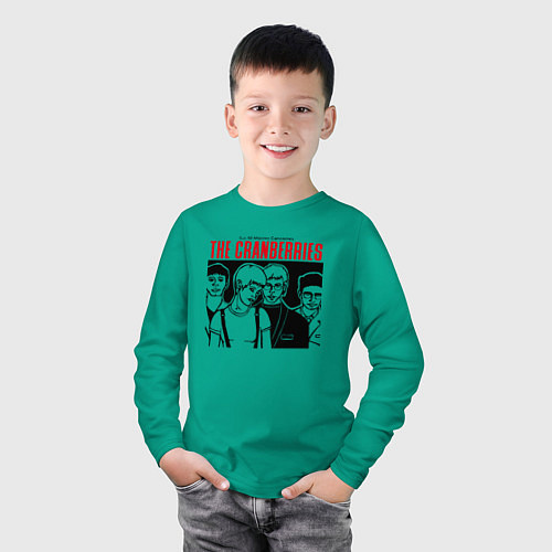 Детский лонгслив Sus 50 mejores canciones - The Cranberries / Зеленый – фото 3