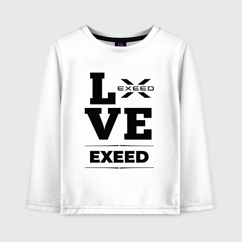 Детский лонгслив Exeed Love Classic / Белый – фото 1