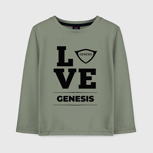 Детский лонгслив Genesis Love Classic / Авокадо – фото 1