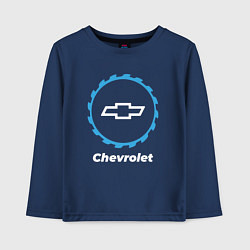 Лонгслив хлопковый детский Chevrolet в стиле Top Gear, цвет: тёмно-синий