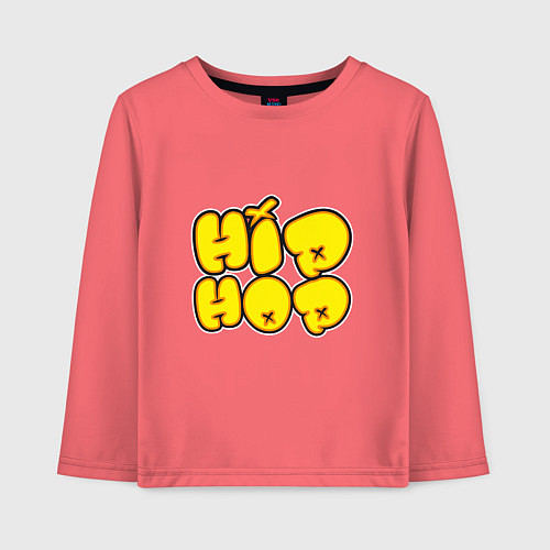 Детский лонгслив Hip Hop Life / Коралловый – фото 1