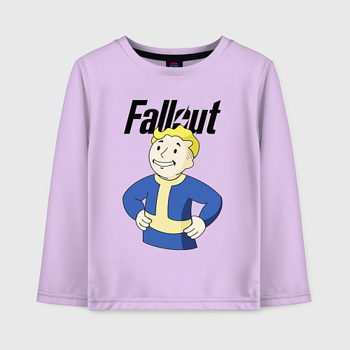 Детский лонгслив Fallout blondie boy / Лаванда – фото 1