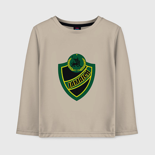 Детский лонгслив Jamaica Shield / Миндальный – фото 1