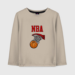 Детский лонгслив Basketball - NBA logo