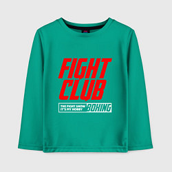 Детский лонгслив Fight club boxing