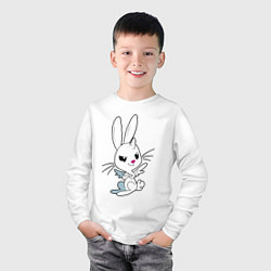 Лонгслив хлопковый детский Angel Bunny - my little pony - cartoon, цвет: белый — фото 2