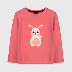 Детский лонгслив Pink Bunny