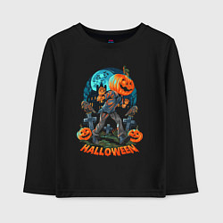 Детский лонгслив Halloween Pumpkin