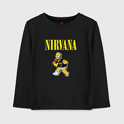 Детский лонгслив Гомер Nirvana