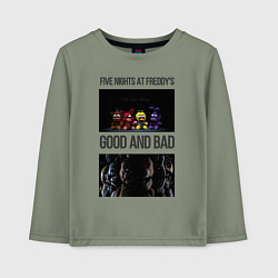 Детский лонгслив Freddy good and bad