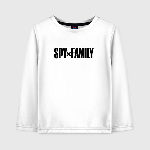 Детский лонгслив Spy Family - Logo / Белый – фото 1