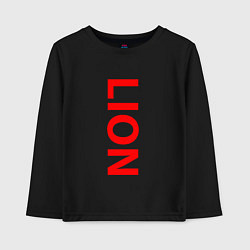 Лонгслив хлопковый детский Red Lion, цвет: черный