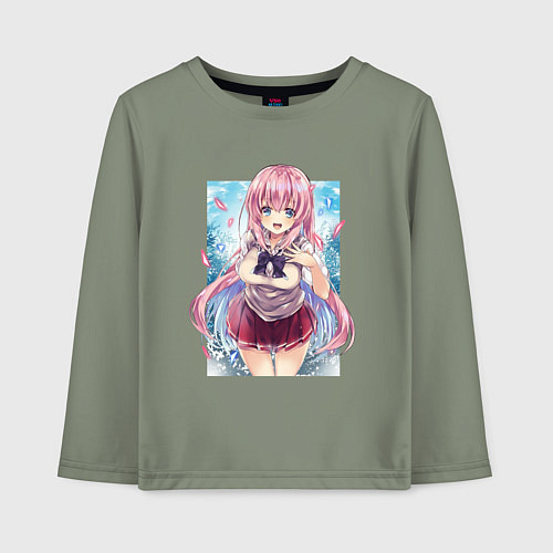 Детский лонгслив Ichinose Honami / Авокадо – фото 1