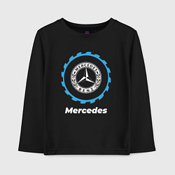 Лонгслив хлопковый детский Mercedes в стиле Top Gear, цвет: черный