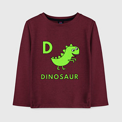 Детский лонгслив Dinosaur D