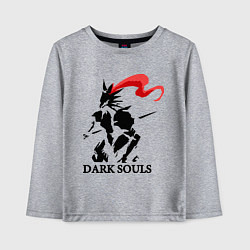 Лонгслив хлопковый детский Dark Souls, цвет: меланж