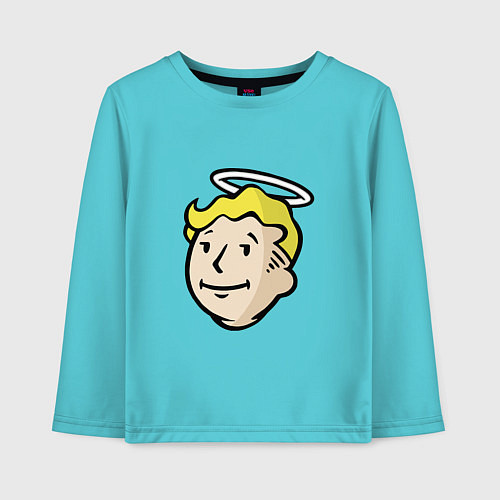 Детский лонгслив Holly vault boy / Бирюзовый – фото 1