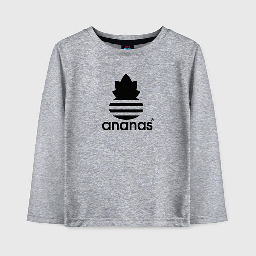 Детский лонгслив Ananas - Adidas / Меланж – фото 1