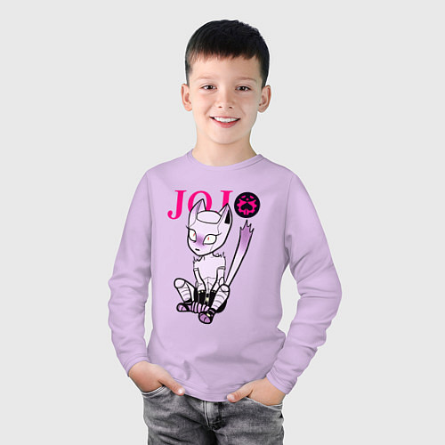 Детский лонгслив Killer Queen - joke / Лаванда – фото 3