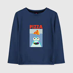 Детский лонгслив Pizza jaws