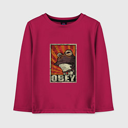 Детский лонгслив Obey frog