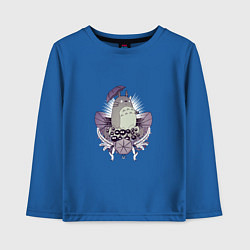 Лонгслив хлопковый детский Totoro adventures, цвет: синий
