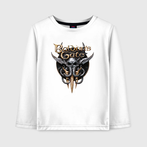 Детский лонгслив Baldurs Gate III / Белый – фото 1