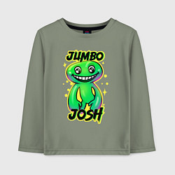Лонгслив хлопковый детский Jumbo Josh, цвет: авокадо