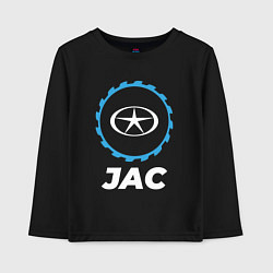 Лонгслив хлопковый детский JAC в стиле Top Gear, цвет: черный