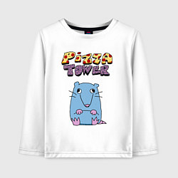 Детский лонгслив Глупая Крыса из Pizza Tower