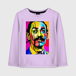 Лонгслив хлопковый детский Salvador Dali, цвет: лаванда
