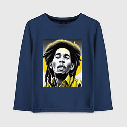 Детский лонгслив Bob Marley Digital Art