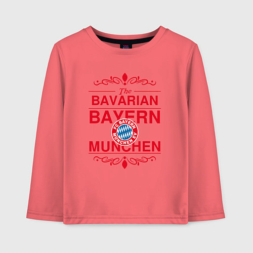 Детский лонгслив Bavarian Bayern / Коралловый – фото 1